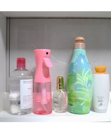 JANYUEPAI Hair Spray Bottle Continuous Fine Water Mist Sprayer for Hair Styling Skin Moisturizing Plant Watering Cleaning - Pink 200ml - Buy Online on SooperMarket.com
