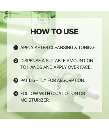 Torriden BALANCEFUL Cica Serum: Hydrating Essence with 5 Centella Asiatica Extracts for Oily, Combo, and Sensitive Skin - Buy Online on SooperMarket.com