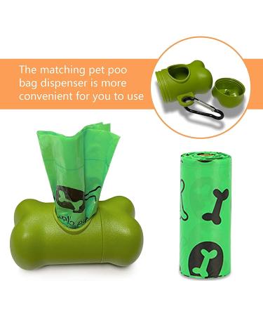 Nestling 300 Dog Poop Bags with Dispenser | Super Strong, Leak Proof & Biodegradable | Green Dog Waste Bags - Buy Online on SooperMarket.com