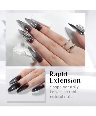 Aokitec 60ml Black Nail Extension Gel - UV Polish & Acrylic Assembly Gel for Salon & DIY Nail Art - Buy Online on SooperMarket.com