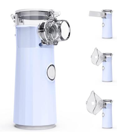 Portable Nebulizer Machine for Adults & Kids - Quiet Handheld Nebulizer for Travel & Home Use - Cool Steam Inhaler in Purple - Buy Online on SooperMarket.com