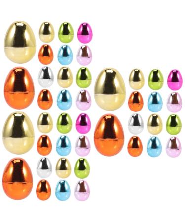VILLCASE 84 Pcs Chocolate Candy Box Ornament Eggs Egg Shape Candy Holder Easter Boxes Egg Shaped Crafts 5x4cmx3pcs As Shownx3pcs