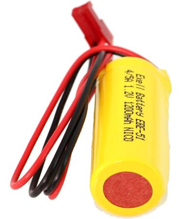 Buy 1.2V 1200mAh Exell Emergency Lighting Battery - Compatible with Lithonia ELB1P201N2 ELB1P2901N LQMSW3R12277ELW & Saft 16440 - International Shipping Available - Buy Online on SooperMarket.com