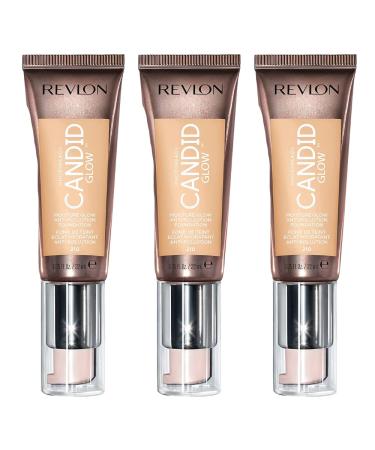 3 x Revlon Photoready Candid Moisture Glow Foundation - 210 Natural Ochre