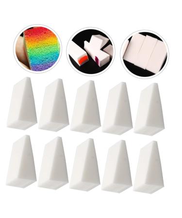 NOLITOY 60 Pcs Nail Sponge Triangle Makeup Tools | Nail Art Design Gradient Sponge | Soft Manicure Powder Puff & Nail Brush | Perfect for DIY Nail Art - Buy Online on SooperMarket.com