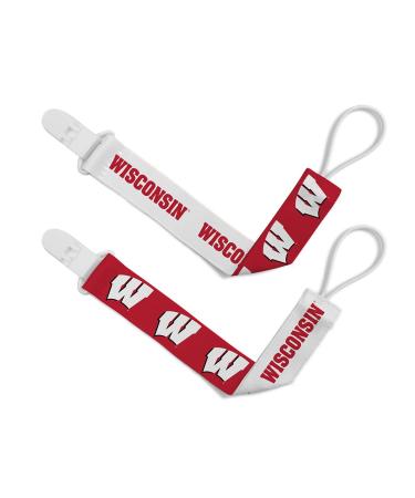 BabyFanatic Pacifier Clip 2-Pack - NCAA Georgia Bulldogs - Officially Licensed Baby Apparel