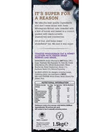 CONCEPTA LONDON Super Berry Granola 1.5 Kg (Pack of 2) - Buy Online on SooperMarket.com