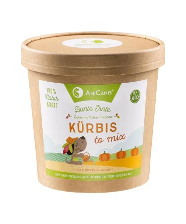 AniCanis organic pumpkin flakes for dogs - pumpkin vegetable flakes dried - vegetable flakes - flake food feed additive - 200g