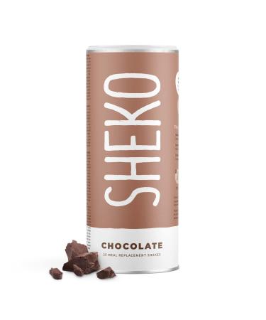 Protein powder chocolate |Sheko protein powder muscle building |25 portions protein shake chocolate |Ideal grinding set Shake gluten -free