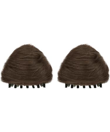 BEALIFE Exquisite Workmanship Cat Ear Claw Clip Hair Extension Increase Hair Volume Fluffy Cow Horn High Temperature Fiber Dark Brown - Buy Online on SooperMarket.com