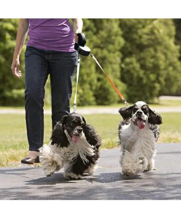Voarge Automatic Dog Running Leash | Double Leash for 2 Small & Medium Dogs | No Tangle Design - Buy Online on SooperMarket.com