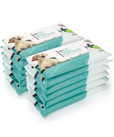 Reavet care cloths dog cat i travel size 240 pieces i 12 x 20stk.I xxl wet wipes extra large & hypoallergenic I cleaning towels wiping towels for buttocks paws eyes & ears 240 piece travel package