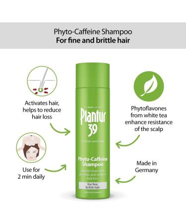 Plantur 39 Caffeine Shampoo and Hair Capsules Set - Prevents Hair Loss, Supports Growth & Thickening - Buy Online on SooperMarket.com