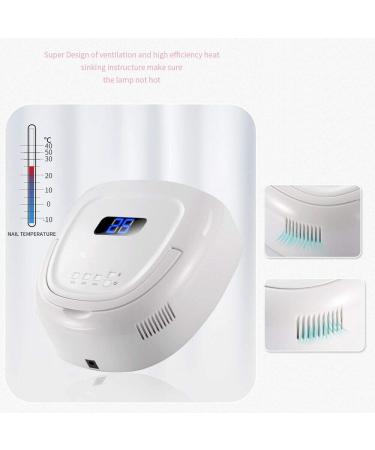 60W Rechargeable UV LED Nail Lamp with 42 Beads, Wireless & Portable Handle - Professional Curing Lamp for Fingernail and Toenail - Auto Sensor, Quick Dry Nail Machine - Buy Online on SooperMarket.com