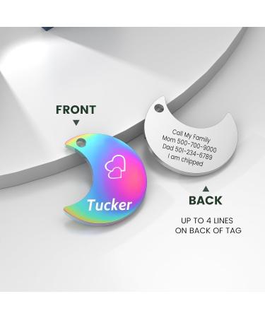 Personalized Yehanti Dog Tag - Engraved Stainless Steel Name Tag for Dogs Cats & Puppies | Custom Contact Info & Address | Ideal Pet Identification - Buy Online on SooperMarket.com