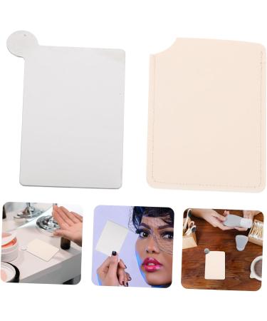 Didiseaon Stainless Steel Palette Mirror - Nail Art & Makeup Foundation Blending Tray Tools | Professional Cosmetic Mixing Plate Set - Buy Online on SooperMarket.com