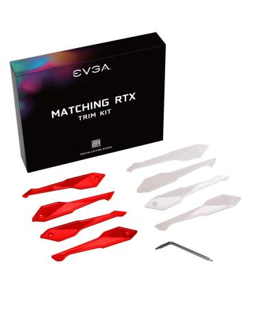 Red/White Trim Kit for EVGA 20-Series FTW3 Cards