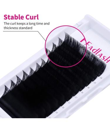 Fadlash Easy Fan Lashes DD Curl 0.07 13-16mm - Natural Look Russian Eyelashes Extensions - Buy Online on SooperMarket.com