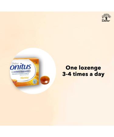 Dabur Honitus Herbal Lozenges - 24 Lozenges | Soothing Honey Flavor for Cough & Sore Throat Relief - Buy Online on SooperMarket.com
