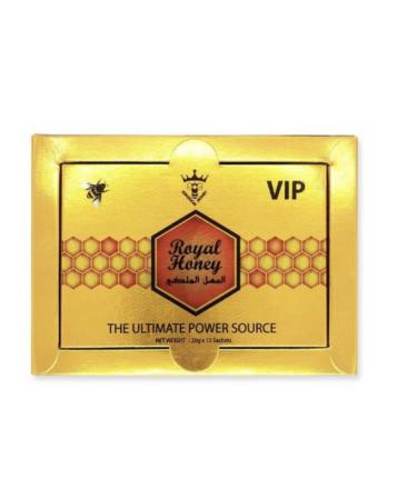 Organic Pure Honey with R-Jelly Bee Pollen Sachets - Pack of 12 | High-Quality Natural Sweetener - Buy Online on SooperMarket.com