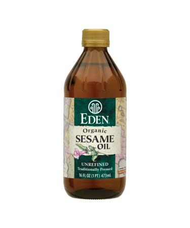 Eden Foods Organic Sesame Oil Unrefined 16 fl oz (473 ml)