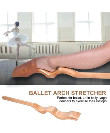 GOTOTOP Pine Wooden Ballet Foot Stretcher with Elastic Band - Ballet Dancers & Gymnasts Arch Enhancer - Buy Online on SooperMarket.com