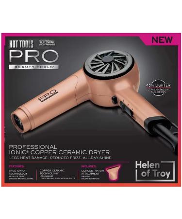 Buy HOT TOOLS Pro Beauty Ionic Copper Ceramic Hair Dryer | Anti-Frizz Concentrator | International Shipping Available - Buy Online on SooperMarket.com