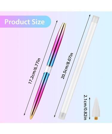 TIESOME Rhinestone Picker Tool with Wax Tip Nail Rhinestone Picker Dotting Wax Pen Nail Dotting Tool Rhinestone Pickup Applicator Tool Gem Picker Tool for DIY Nail Art - Buy Online on SooperMarket.com