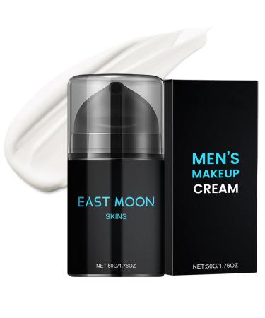 Men's Makeup Face Cream Mens Concealer Mens Face Moisturiser White Concealer Dark Circle Concealer Hydrating Face Cream Face Care for Even Skin Tone Moisturizing Spots Covering 50g