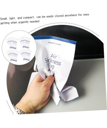 PLAFOPE Outdoor Garbage Bags 50pcs - Disposable Aviation Vomiting Paper Bags for Cars - Puke Bags for Travel - Pack of 50 - Buy Online on SooperMarket.com