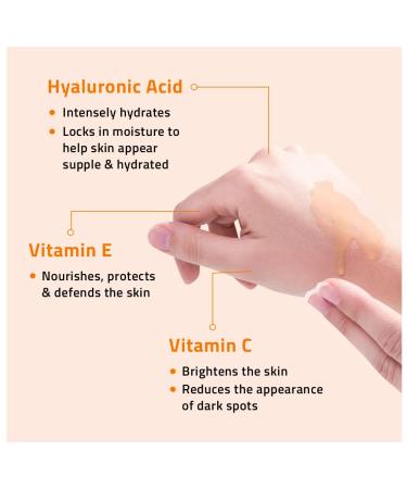 YEOUTH Vitamin C Serum with Hyaluronic Acid & Vitamin E - Brightening & Hydrating Face Serum for Dark Spots (2oz) - Buy Online on SooperMarket.com