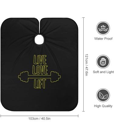 Buy Live Love Lift Barber Cape | Cute Professional Hair Cutting Apron for Kids Ideal for Boys & Girls - Buy Online on SooperMarket.com