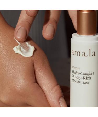 Amala Hydro Comfort Omega-Rich Moisturizer - Anti-Aging Natural Cream with Vitamin F & Hemp Seed Oil | 50ml - Buy Online on SooperMarket.com