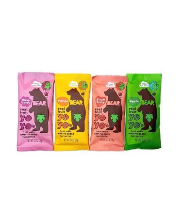 Bear Real Fruit Yoyos Variety Pack (4 Pack) - Sanisco Packaging - Healthy Snack Option - Buy Online on SooperMarket.com