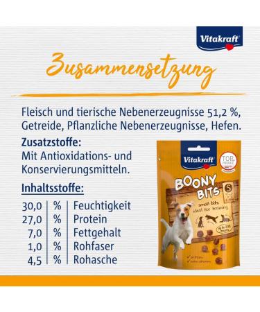 Vita Force Boony Bits: Sugar-Free Grain-Free Training Treats for Small Dogs | 6x55g Healthy Rewards - Buy Online on SooperMarket.com