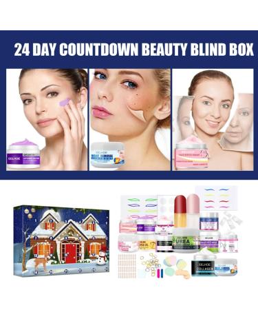 Encomy Christmas Countdown Beauty Set | Advent Calendar with 24 Care Products & Accessories | Perfect Family Gift - Buy Online on SooperMarket.com