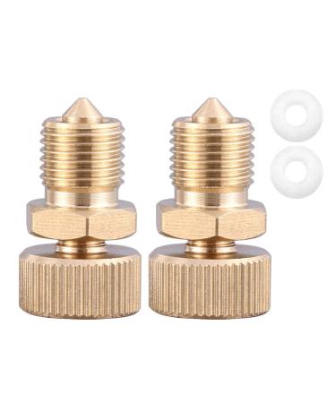 2 Pack PCP Airsoft High Pressure Pump Safety Bleeder Valve M10x1 Air Bleed Valve Adapter 300bar/4500psi