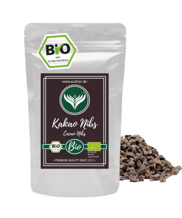 Azafran ORGANIC Cacao Nibs raw | Cocoa nibs | Nibs from cocoa beans | Cocoa pieces 250g