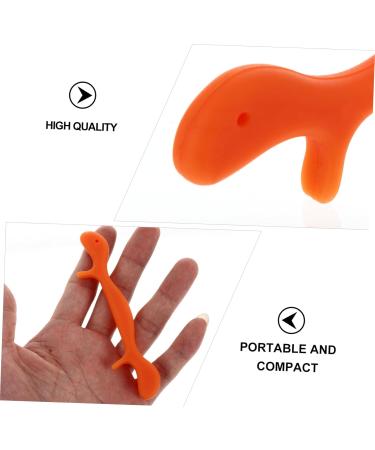 Angoily Facial Smile Maker Arm Sleeves - Face Trainer & Slim Mouth Exerciser | Enhance Your Smile & Beauty - 11.5X2.5cm Orange - Buy Online on SooperMarket.com