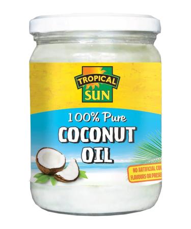 Tropical Sun Coconut Oil 100% Pure 6x480ml Coconut 2.88L (480ml x 6)