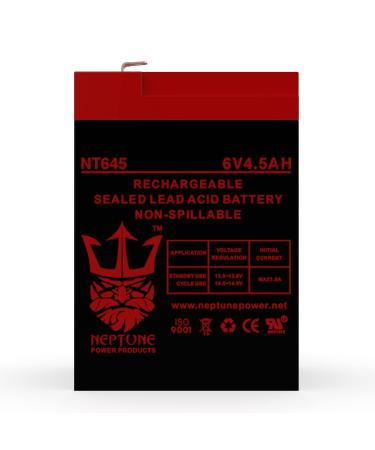 Neptune Replacement Emergency Lighting Battery for Lithonia ELB06042 6V 4.5Ah SLA