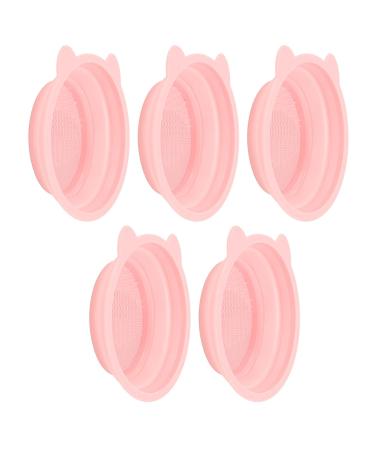 Portable Silicone Brush Cleaner Bowl Set - 5 Pieces for Makeup Brushes & Tools | International Shipping - Buy Online on SooperMarket.com