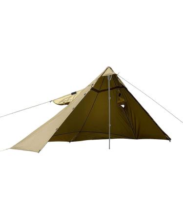 OneTigris TENTSFORMER Raincoat Bushcraft Poncho Tent - Waterproof Multiuse Rain Cover in Coyote Brown - Buy Online on SooperMarket.com