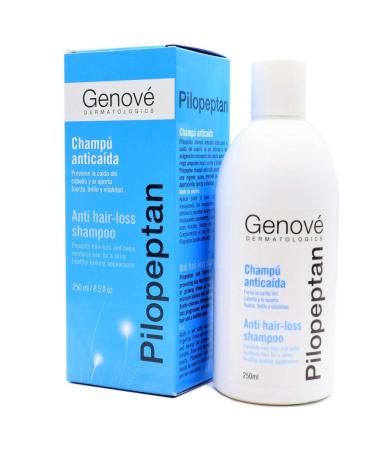 Genov Pilopeptan Shampoo 250ml - Hair Loss Treatment, Strengthening & Brightening - Promotes Healthy Hair Growth - Buy Online on SooperMarket.com
