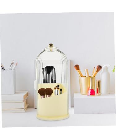 OFFSCH Eyeliner Pencil Makeup Brush Holder with Lid Cosmetics Desktop Organizer To Rotate Baby Brush Case - Buy Online on SooperMarket.com