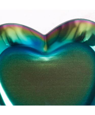 Bodhi2000 Stainless Steel Heart Shape Nail Art Plate - Manicure Tool & Nail Polish Palette | Premium Quality for Stunning Nail Designs - Buy Online on SooperMarket.com