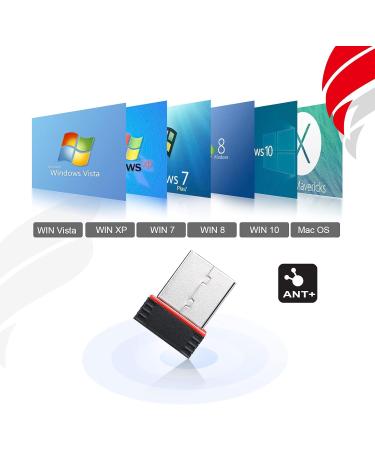 Fitcent ANT+ Dongle for Zwift & Garmin Devices - Compatible Wireless USB Stick for CycleOps & PerfPro Trainer - Buy Online on SooperMarket.com