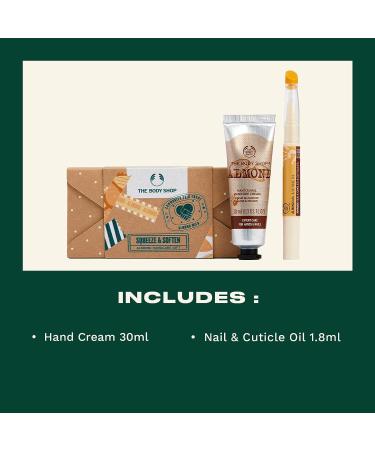 The Body Shop Almond Hand Care Gift Set - Nourishing Vegan Formula for Dry Hands & Nails (2 Items) - Buy Online on SooperMarket.com
