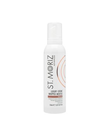 St Moriz Advanced Luxury Cr me Whipped Self Tanner Mousse in Medium - Luxurious Self Tanner Foam with Hyaluronic Acid Rosehip Oil & Vitamin E - Dermatologically Tested (5.07 fl oz)