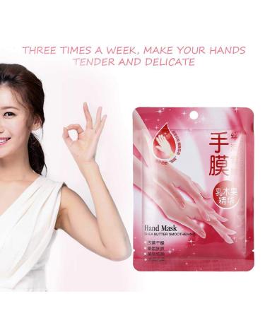 Hand Mask | Shea Butter Moisturizing Gloves for Skin Care | Smoothing & Peeling Treatment - International Shipping - Buy Online on SooperMarket.com
